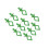10Pcs Silicone Bobbin Clips Thread Roller Clamp Sewing Machine Green 3