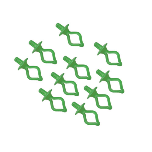10Pcs Silicone Bobbin Clips Thread Roller Clamp Sewing Machine Green 2