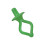10Pcs Silicone Bobbin Clips Thread Roller Clamp Sewing Machine Green 2