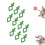 10Pcs Silicone Bobbin Clips Thread Roller Clamp Sewing Machine Green 11