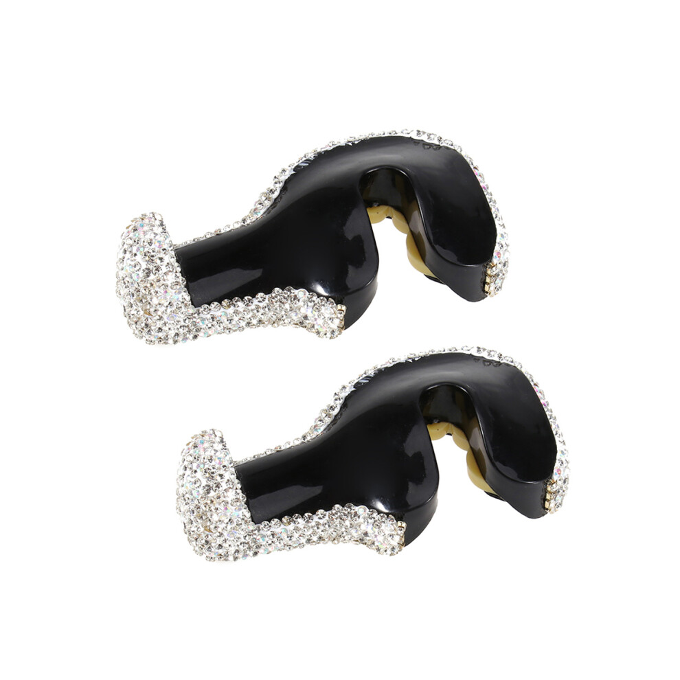 2Pcs Crystal Rhinestone Car Headrest Hook Seat Back Hanger 3344079448415