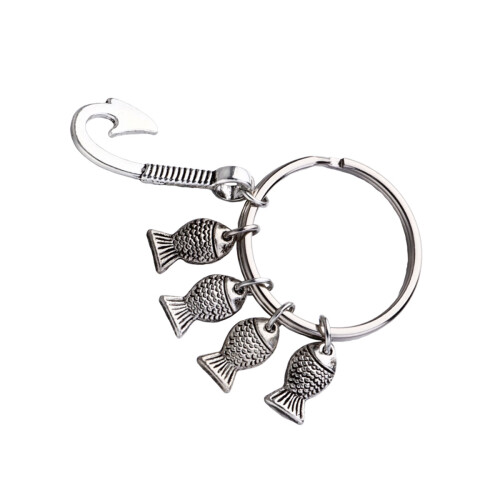 1Metal Creative Keychains Silver Key Holder for Everyday Use