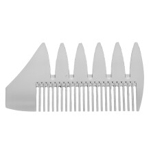 Sides Alloy Pocket Comb For Men Anti Static Hair Beard