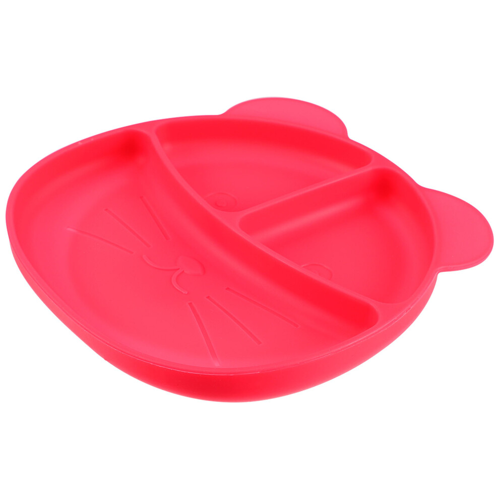 1Pc Silicone Sucker Plate Non-Skid Divided For Children Artibetter