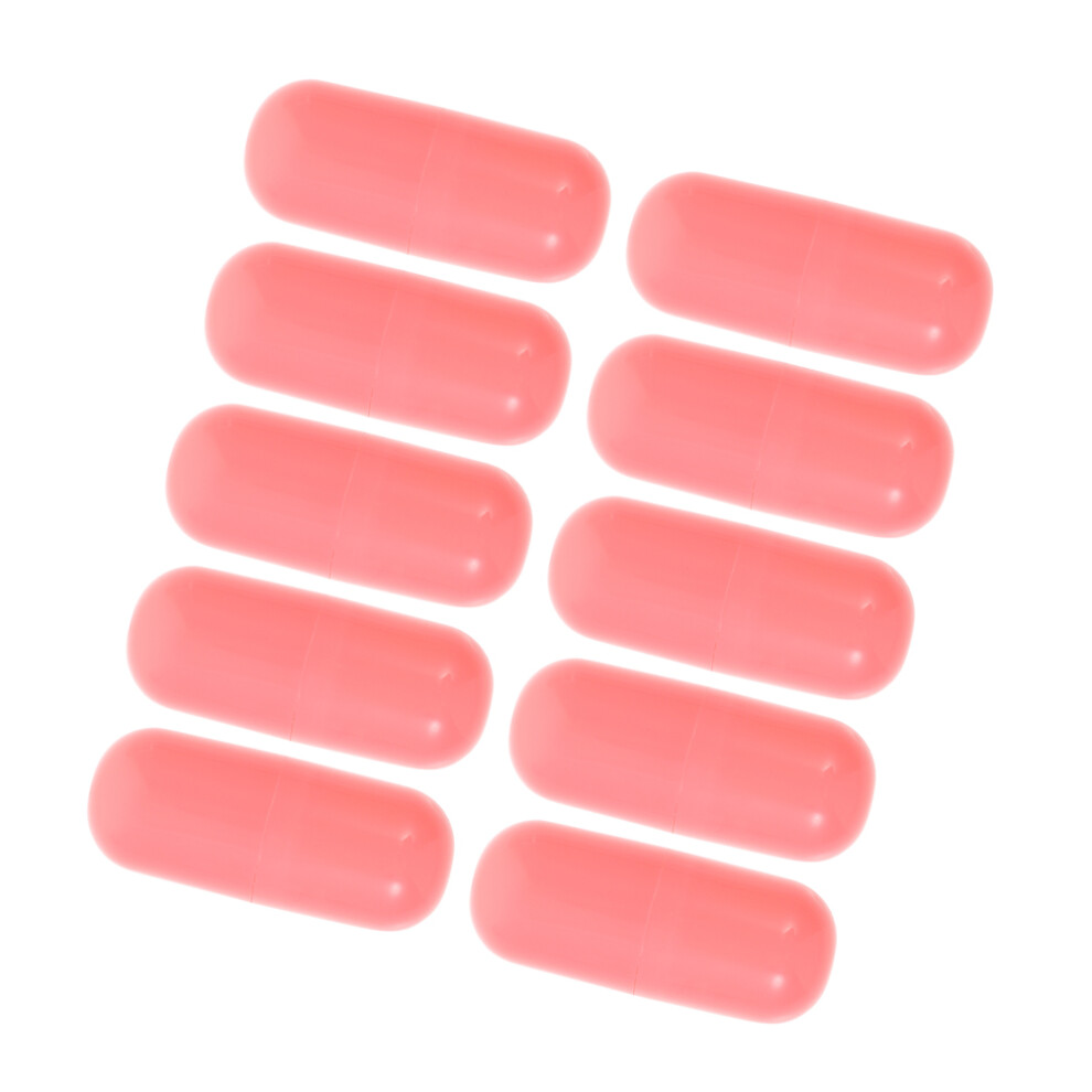 Artibetter Pink 10Pcs Empty Lip Balm Containers Mini Travel Box For Diy Storage