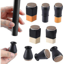 16 Pcs Silicone Chair Leg Floor Protectors with Felt Fit for 0.5" - 1" (ruipei)
