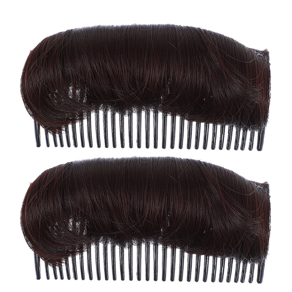 Artibetter 2Pcs Hair Styling Insert Comb Donut Ponytail Hair Accessories