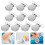 10Pcs Metal Pacifier Holder Clips Teething Toy Suspender 9