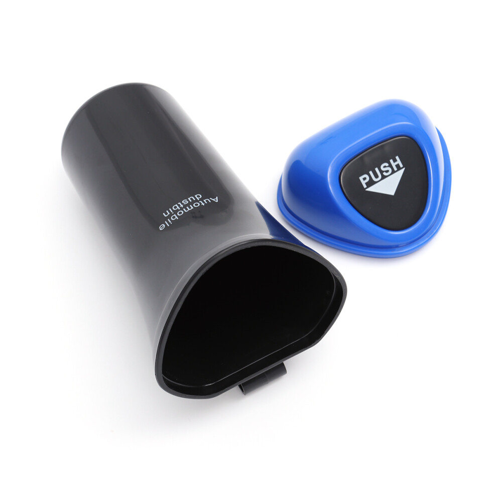 Auto Trash Can Car Bin Leakproof With Space-Saving Clip Blue 3344079465566