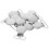 10Pcs Metal Pacifier Holder Clips Teething Toy Suspender 6