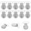 10Pcs Metal Pacifier Holder Clips Teething Toy Suspender 8