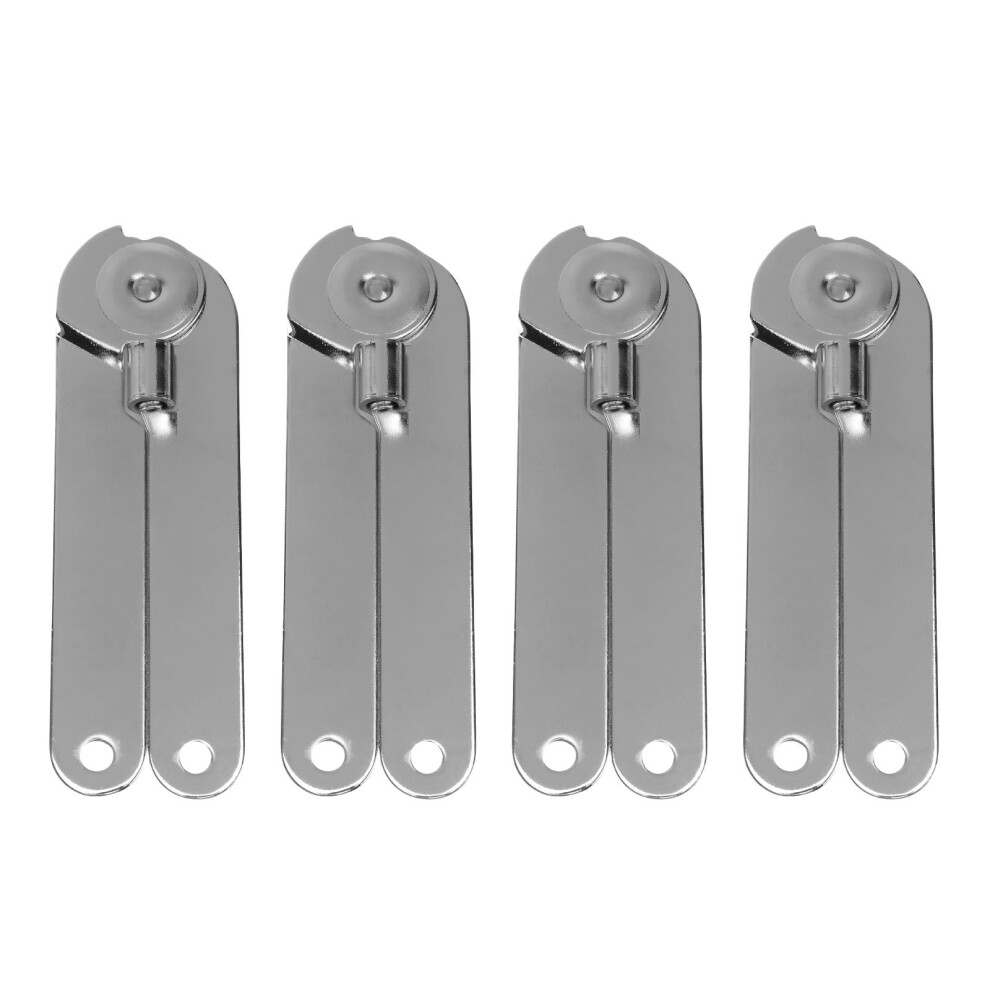 4Pcs Black Cabinet Support Hinge Silent Durable Spring Two Fold Design 3344079475299