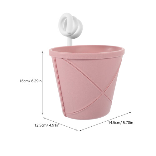 Plastic Hanging Basket Storage Organizer For Kitchen And Bathroom 1