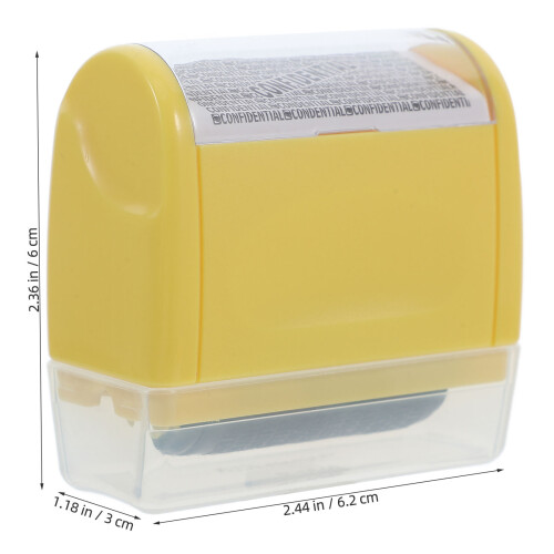 Identity Theft Protection Roller Stamp 3 Refill Ink For Privacy 1