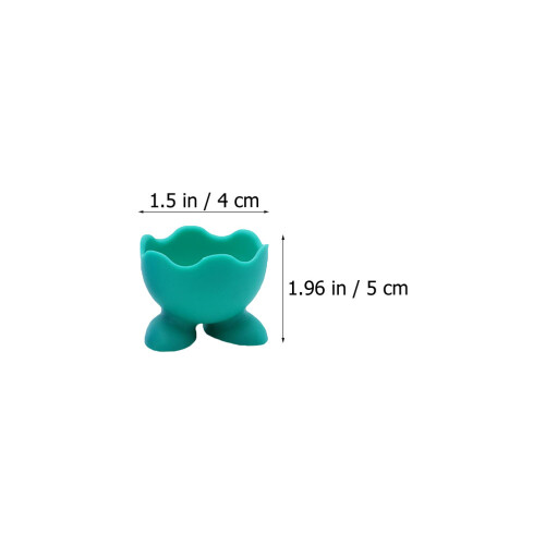12Pcs Silicone Egg Cups Kitchen Gadget Stands 1