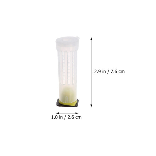 20 Pcs Plastic Roller Cage Holder Beekeeping Tool 1