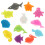 12Pcs Silicone Wine Glass Markers Fish Modeling Drink Identifiers 5