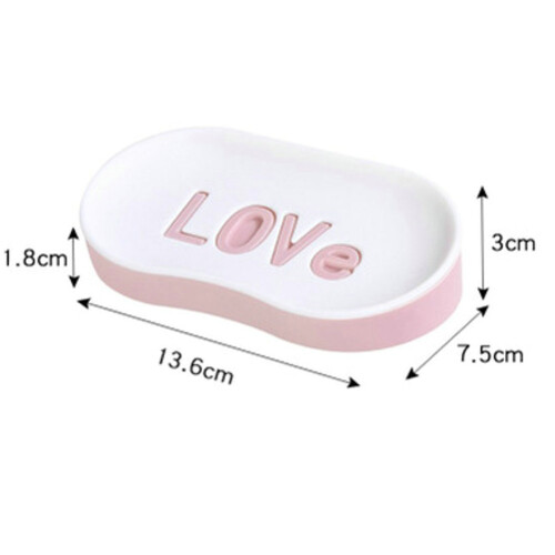 2pcs Dual Layer Wall Mount Soap Dish Tray 2