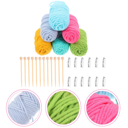 Mini Knitting Tools Set For Doll Clothes And Brooches 2