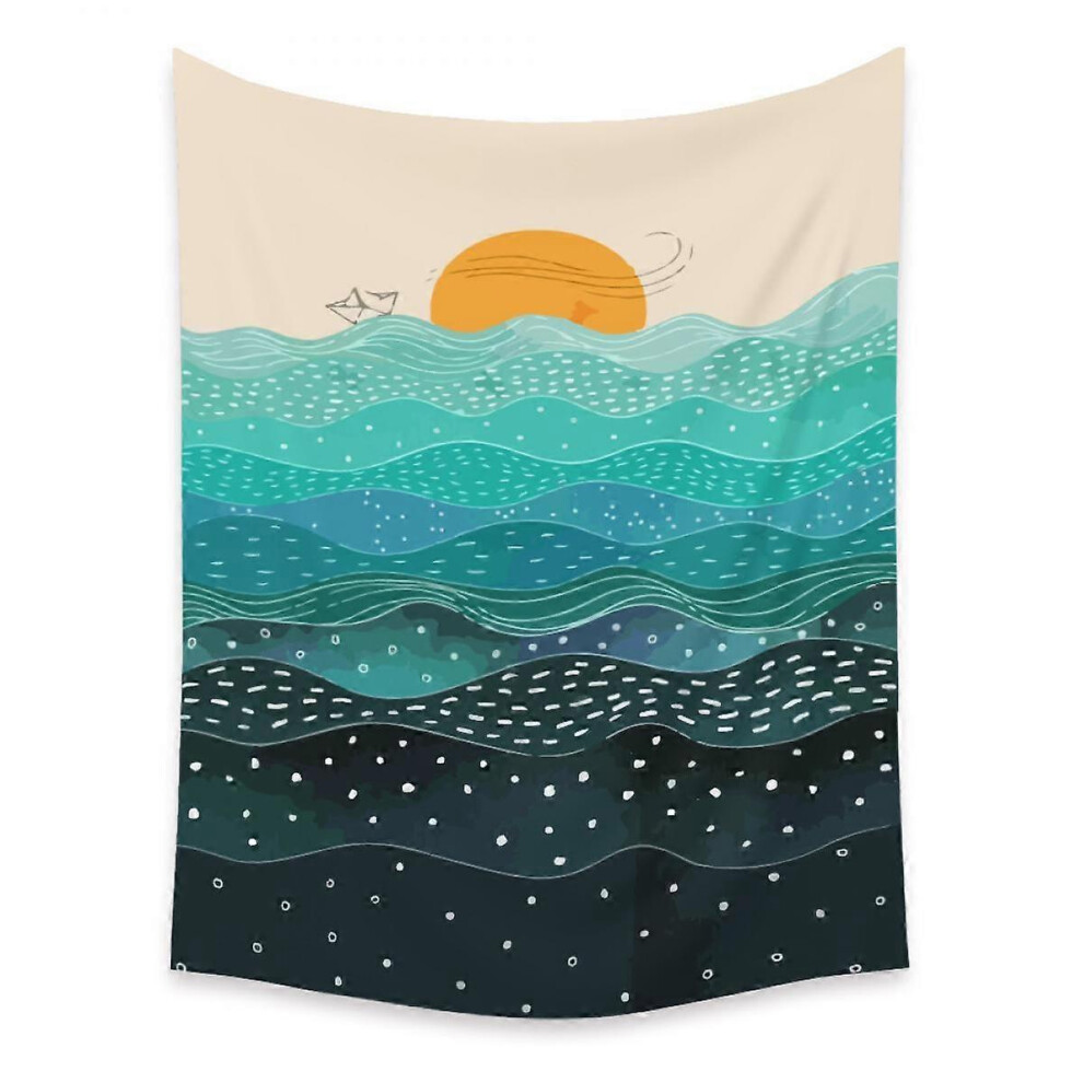 Kikidex (As Show, One Size) Wekity Mountains Tapestry Aesthetic Art Home Background Fabric Decor Gift Tapestry For Living Room Bedroom Decor (6, 51 X 59 Inch Light