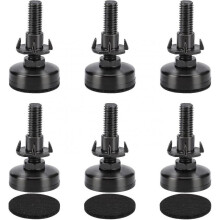 6 Pack Adjustable Feet, Duty Leveling Foot for Home,office Sofa