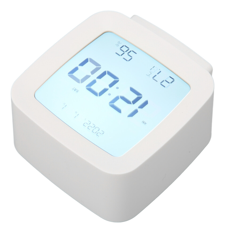 Kids Digital Alarm Clock with Temp & Humidity Display, 8.3x7.8cm