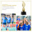 Troféu De Plástico Tamanho L 11