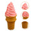 De Sorvete Artificial Cone Para Exibição E Propaganda 6