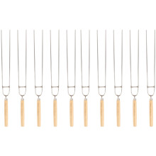 10 Unidades Inoxidable Brochetas U Para Alitas