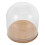 Cloche De Transparente Com Base De Para Flores 1