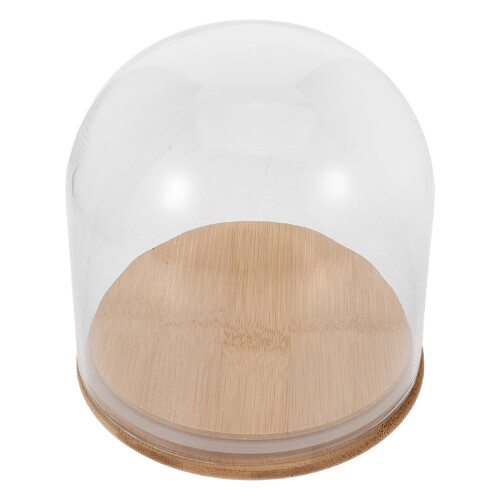Cloche De Transparente Com Base De Para Flores