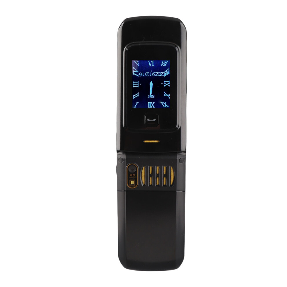Big Button 4G Flip Phone For Seniors 4800Mah Gps Sos Dual Screen Black 8111351805199