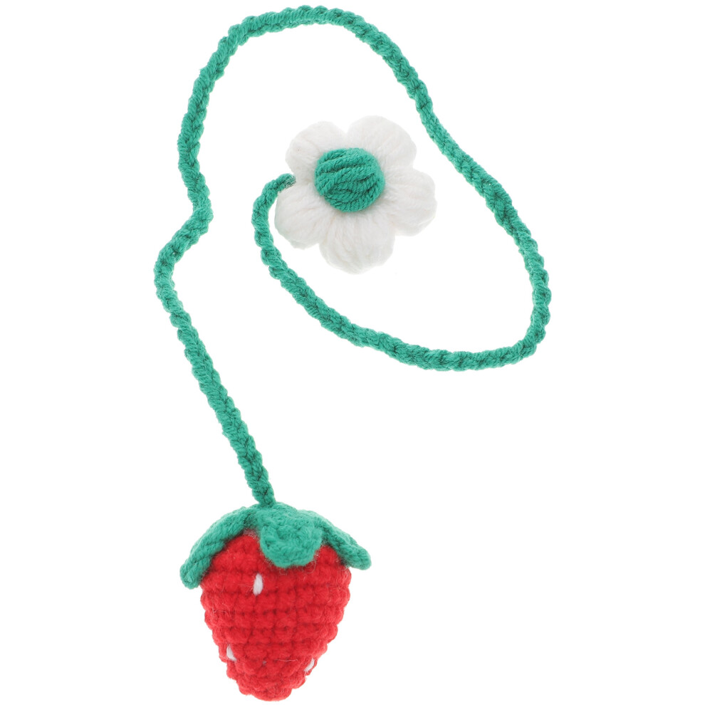 Car Rearview Mirror Pendant Crochet Hanging Decor 3344109634580