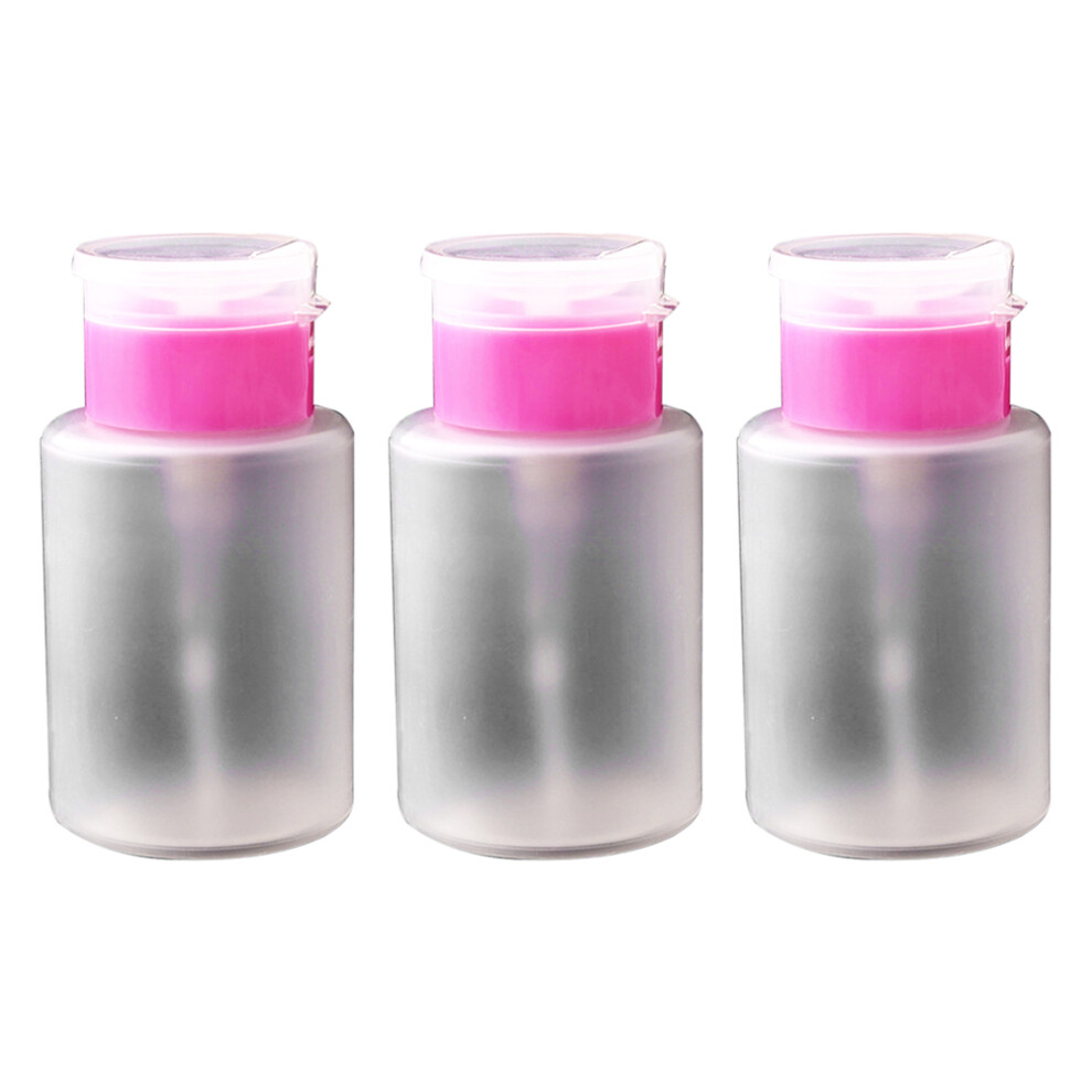 Artibetter 3Pcs 150Ml Empty Nail Polish Remover Bottles For Women