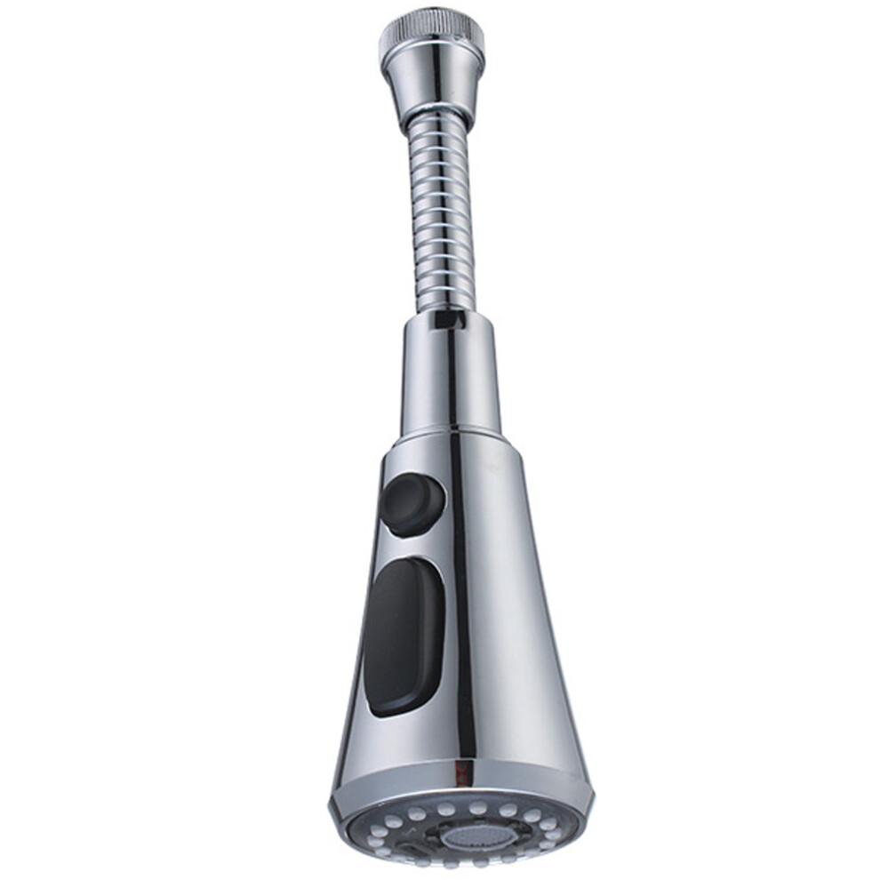 Silver Abs Extension Faucet Aerator 360 Rotating Kitchen Sprayer 3344079488657