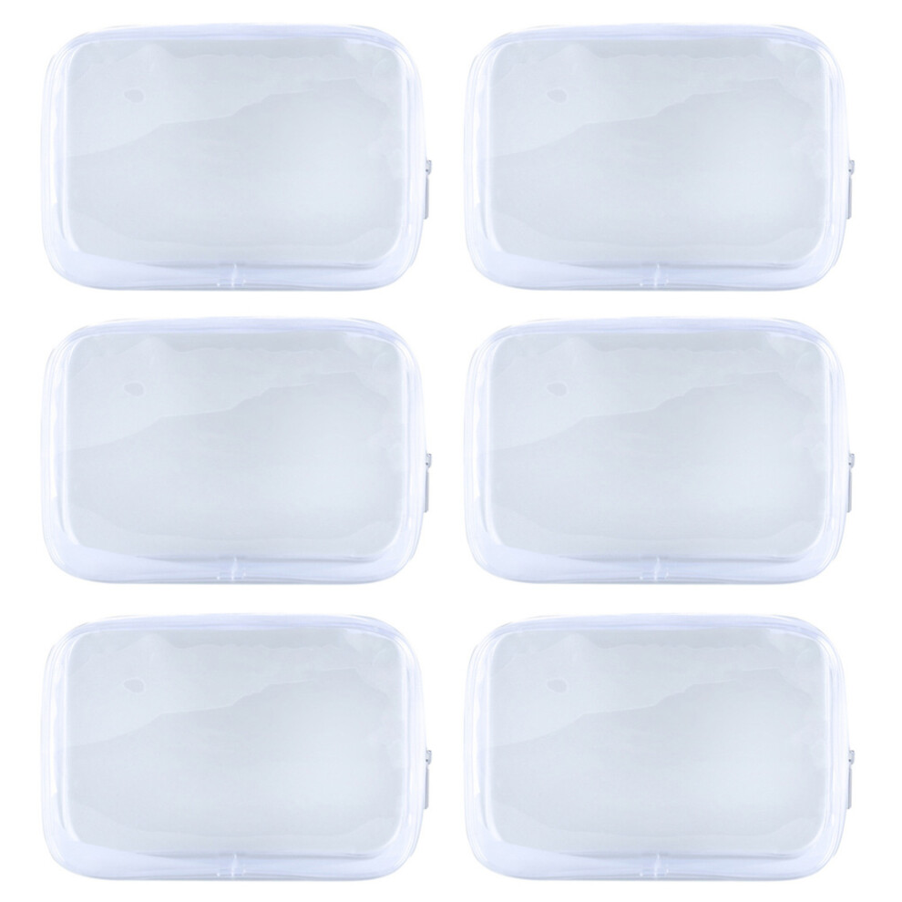 Aboofan 6Pcs Transparent Waterproof Cosmetic Bags Multifunction Washing Bags