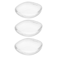 3Pcs Transparent Retainer Case Portable Denture Box Holder