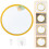 Makeup Mirror Nordic Style Decorative Round Hanging Mirror 5