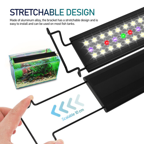 Aquarium Light Full Spectrum Adjustable Brightness LED With 2