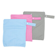 3Pcs Waterproof Reusable Bags For Breast Pump Parts And Cloth Diapers