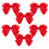 6Pièces Clips À Rouge Saint 10