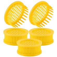 8Pcs Bee Breeding Catcher Incubation Bases Cage Beekeeping Tools