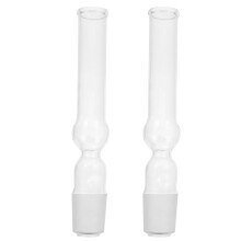 2Pcs Straight Drying Tube Practical Glass Tube For Experiment