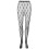 Stockings Pantyhose Asymmetrical Pattern Fishnet Tights 1