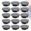 15Pcs Round 3-Compartment 1000Ml Bento Box 5