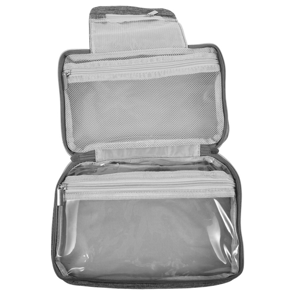 Ohphcall Toiletry Bag Portable Travel Makeup Organizer Wet Dry Carry Case
