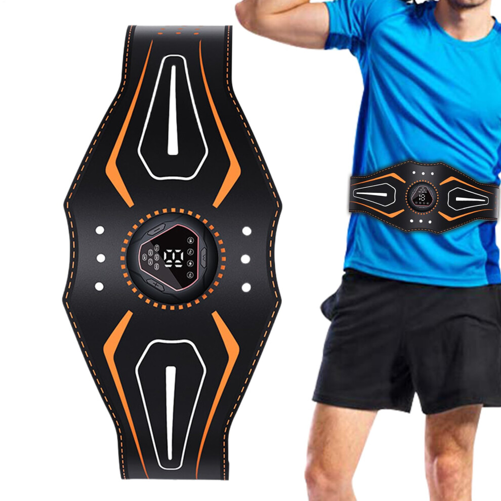 Ab Belt Muscle Stimulator Digital Display, Portable EMS Abs Belt For Men And Women, Gym Travel Car Commutes Bed Rest-image-OPC-PKW2S7T-NEW