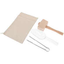 Set Sacchetto Ghiaccio, Mazzuolo , Paletta, Pinza, Bar