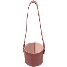Handheld Coffee Sleeve Leather Drink Carrier with Handle