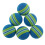 12Pcs 42Mm Rainbow Eva Practice Ball For Indoor Training Blue 3
